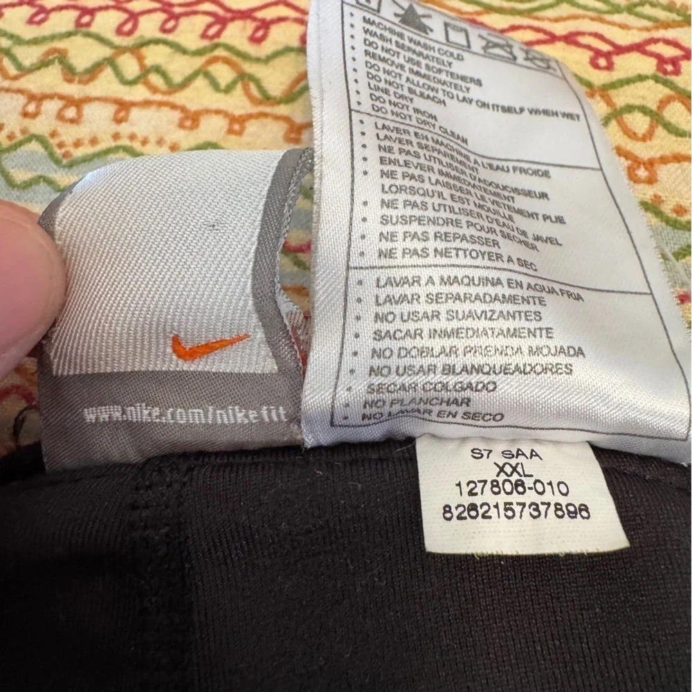 Nike Dry Fit  Skort/Skirt Elegant Black Size XXL (20-22)